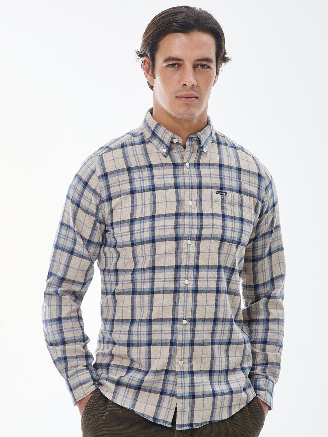 

Индивидуальная рубашка Deerpark Barbour, экрю
