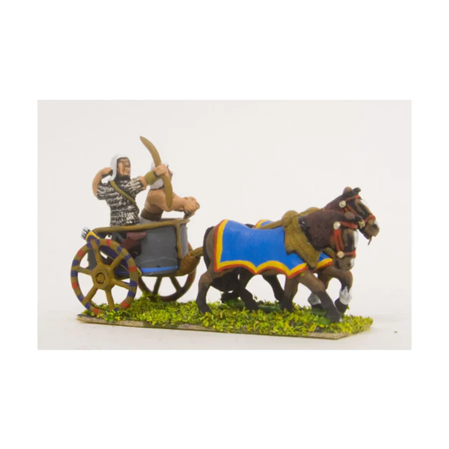 

Лучник и возница в колеснице с двумя лошадьми, Ancient Miniatures - New Kingdom Egyptian (15mm)