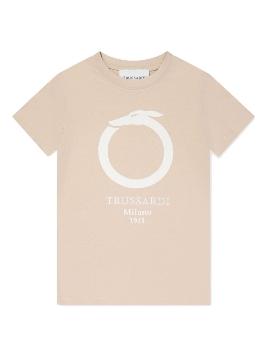 

Футболка Beavi с логотипом TRUSSARDI JUNIOR, бежевый