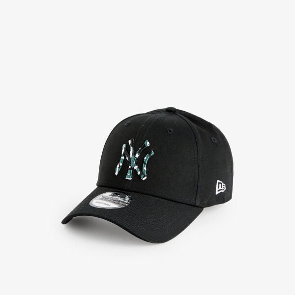 

Хлопковая кепка с вышивкой 9FORTY New York Yankees New Era, черный