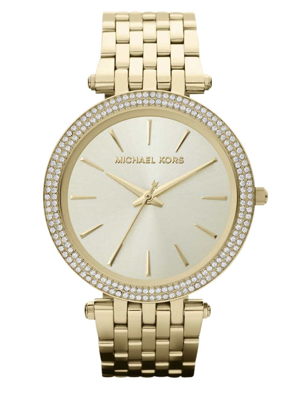 

Часы Darci Pavé Goldtone с браслетом из нержавеющей стали Michael Kors, золотой