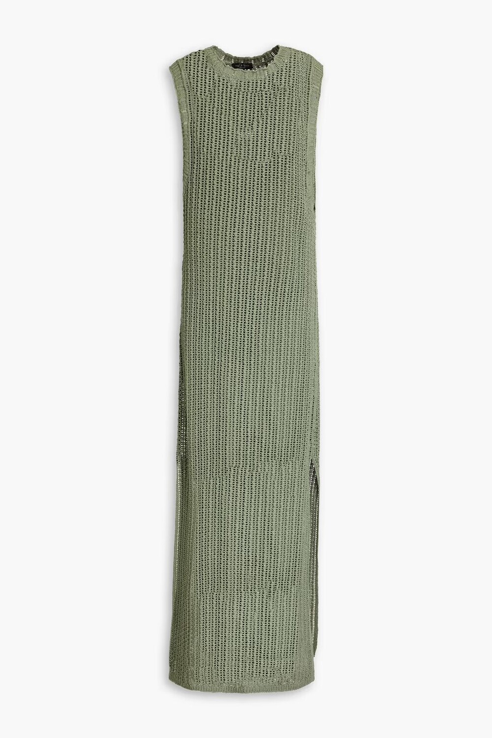 

Платье макси Riley крючком Rag & Bone, серо-зеленый