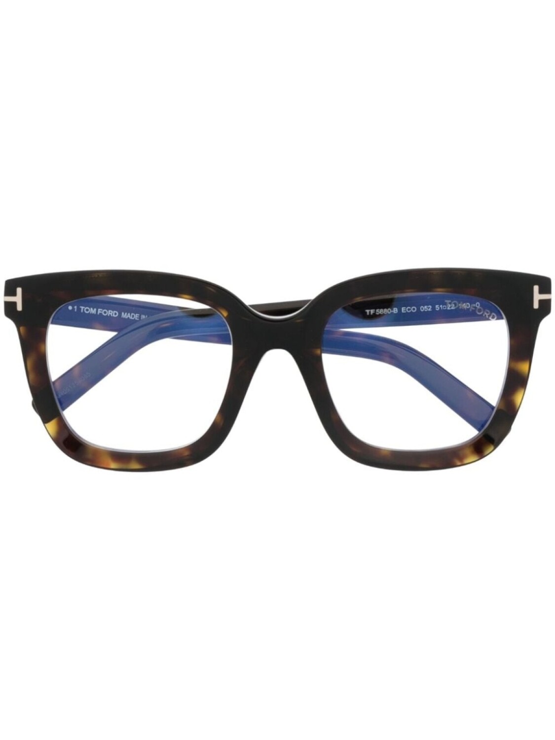 

TOM FORD Eyewear очки с логотипом, коричневый