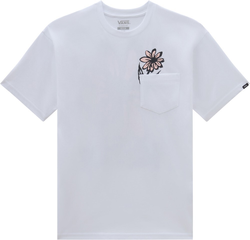 

Футболка Vans Brush Petal Ss Tee, белый