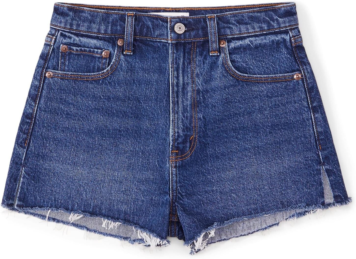 

Шорты для мам с высокой посадкой Abercrombie & Fitch, цвет Dark Indigo