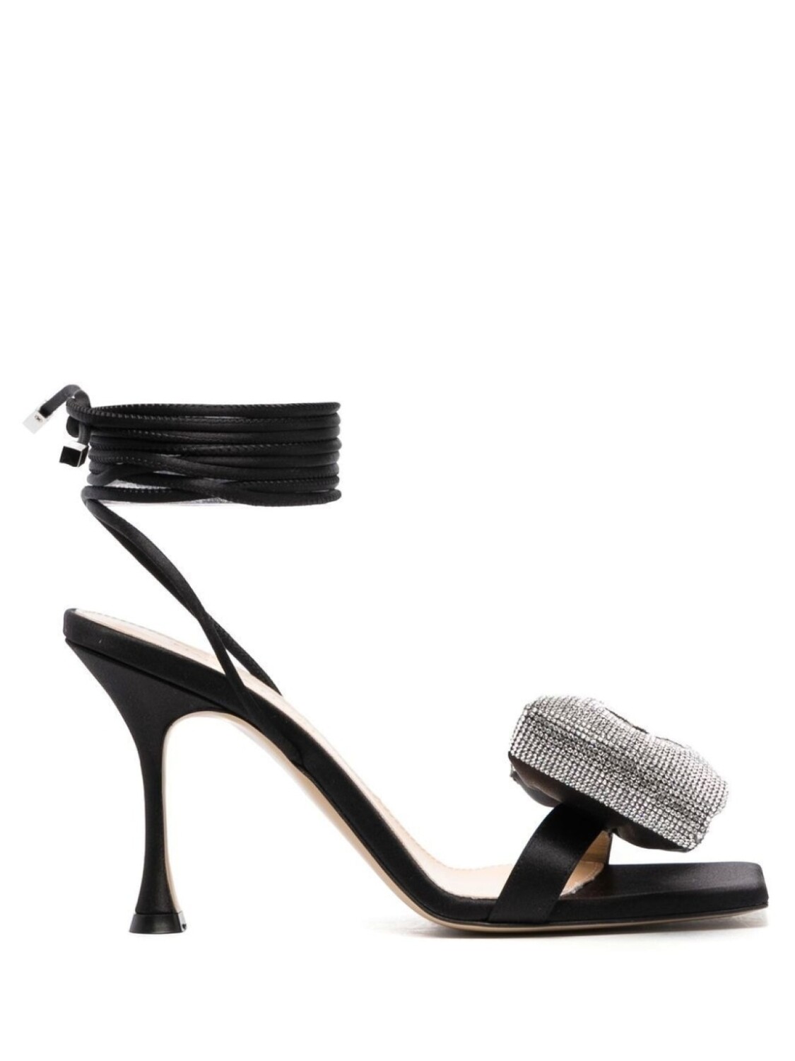 

MACH & MACH босоножки Nicole Puffed Bow 100, черный