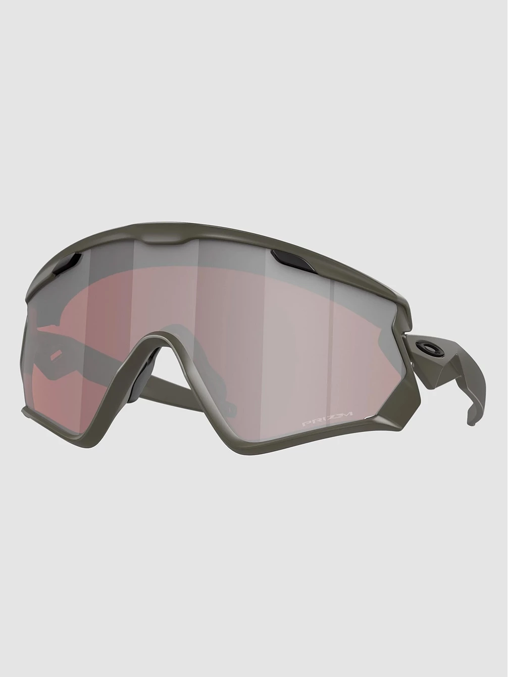 

Матовые оливковые солнцезащитные очки Wind Jacket 2.0 Oakley, черный