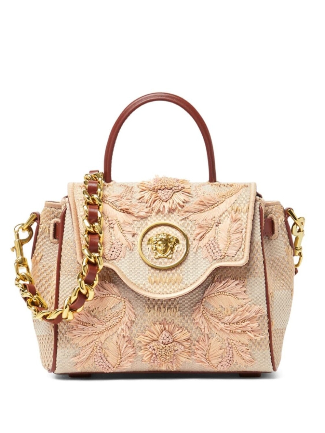 

Versace маленькая сумка-тоут La Medusa, нейтральный цвет