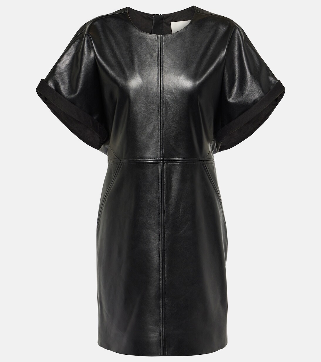 

Кожаное мини-платье faustilia Isabel Marant, черный