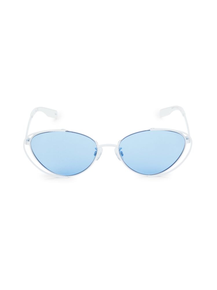 

Овальные солнцезащитные очки 58MM Mcq Alexander Mcqueen, белый