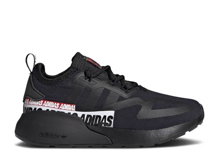 

Кроссовки Adidas ZX 2K J 'WORDMARK HEEL STRIPE - BLACK', черный