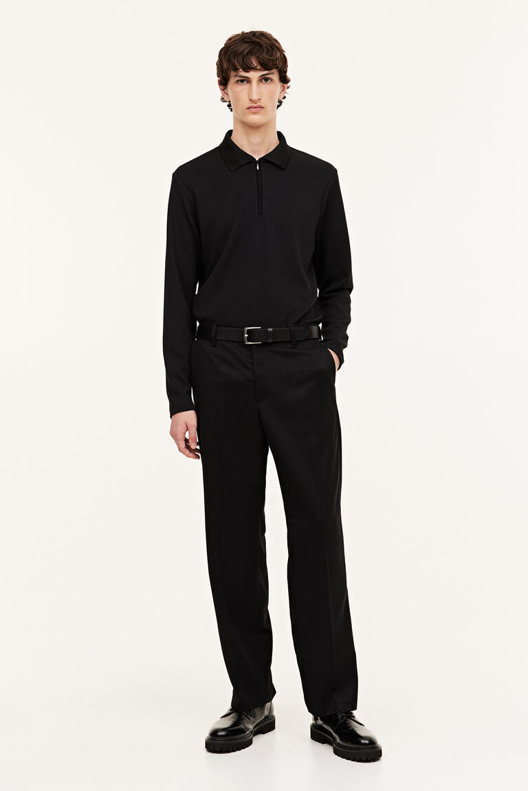 цена Рубашка-поло приталенного кроя H&M, черный