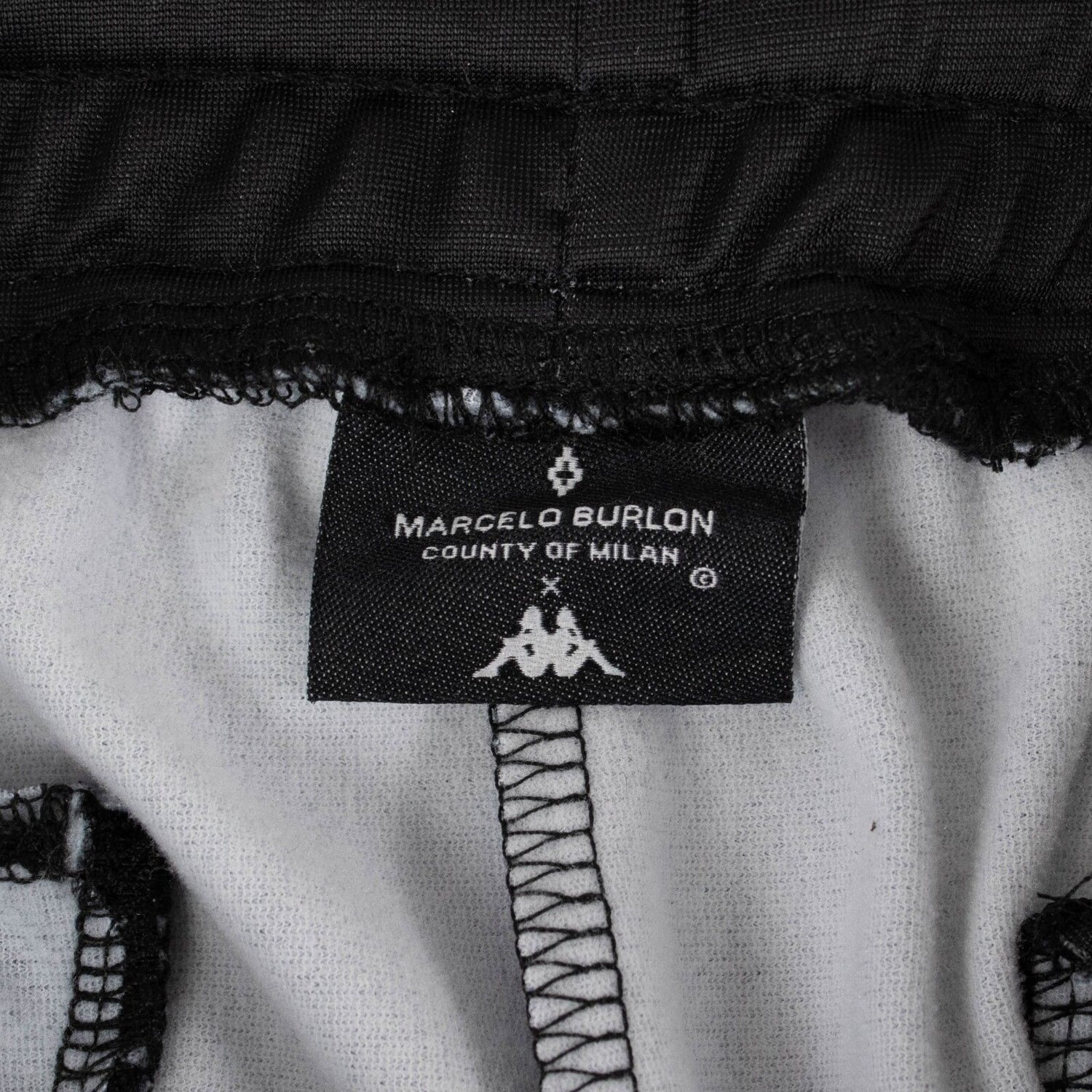 

Брюки Marcelo Burlon 'Kappa' с градиентом - черный/красный, мультиколор
