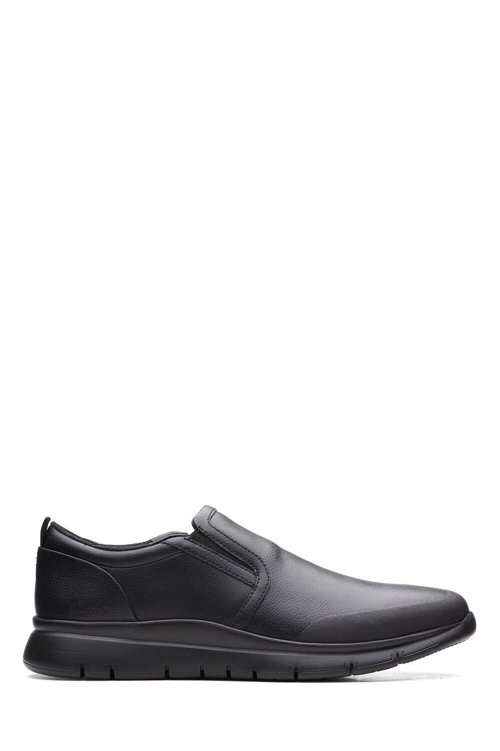 

LT противоскользящие кожаные туфли Clarks, черный