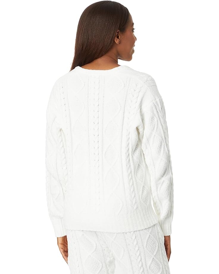 

Свитер P.J. Salvage Cable Crew Knit Sweater, слоновая кость