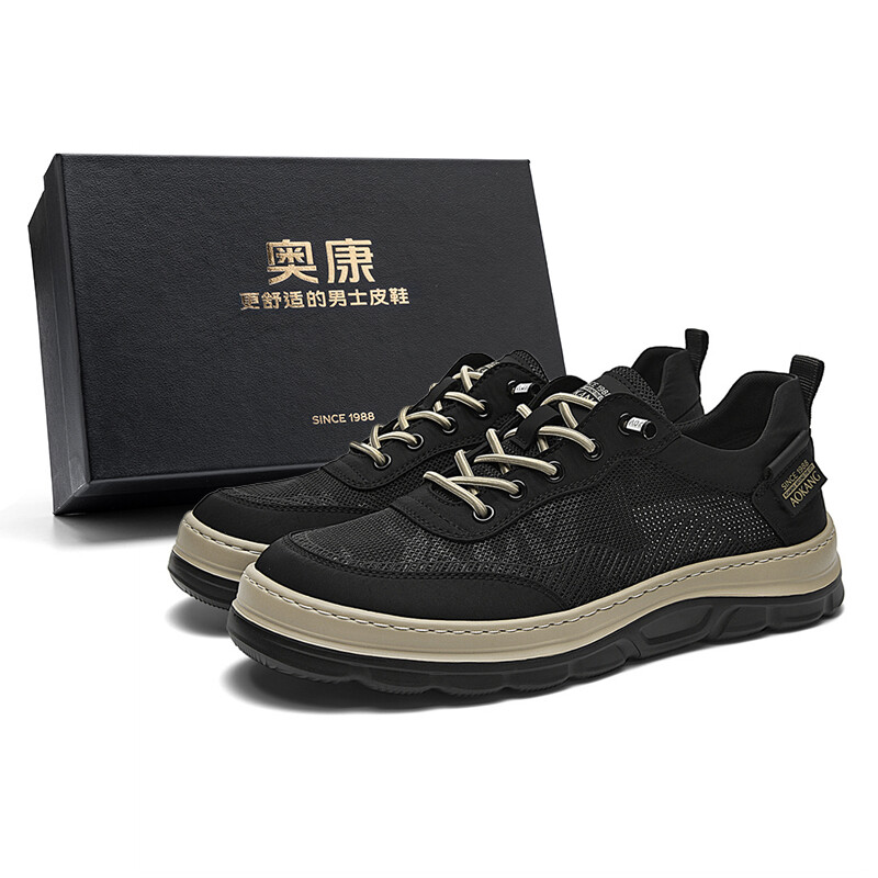 

Кроссовки мужские Lifestyle Shoes Men Low-Top Aokang, черный