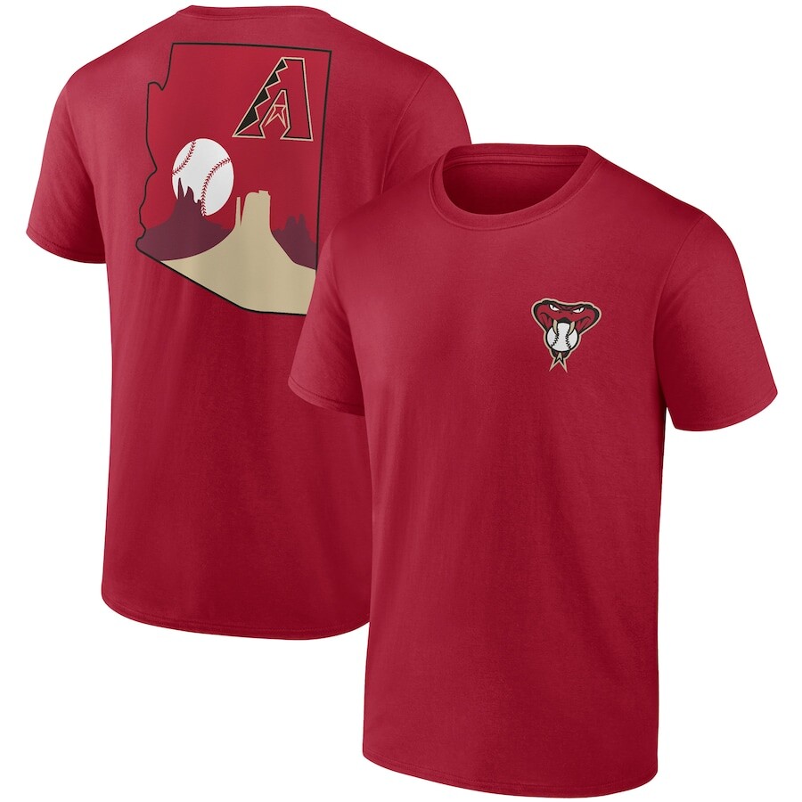 

Футболка с коротким рукавом Fanatics Branded Arizona Diamondbacks, красный