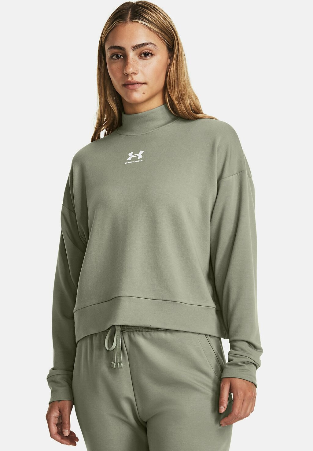 

Толстовка RIVAL MOCK Under Armour, зеленый