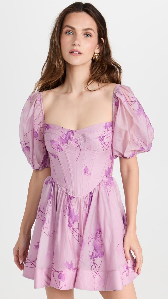 

Платье мини BARDOT Kiah Corset, фиолетовый