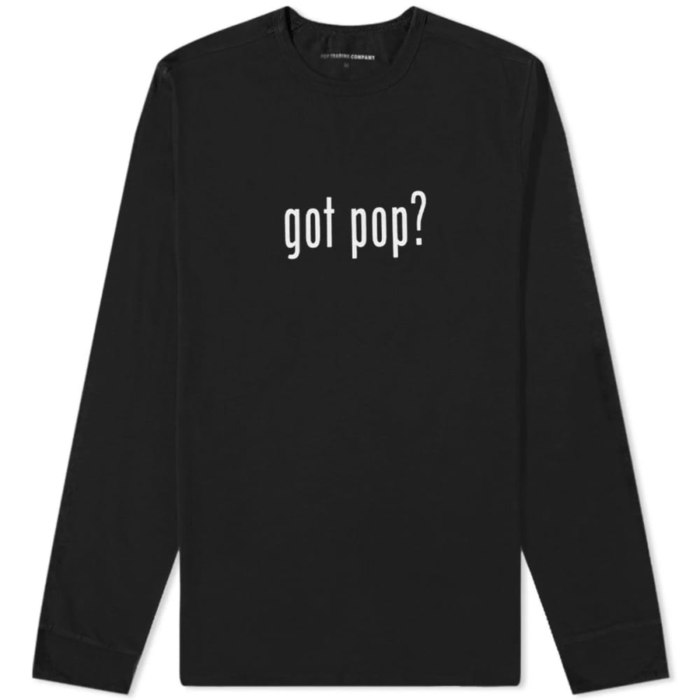 

Футболка Pop Trading Company с длинными рукавами Got POP, черный