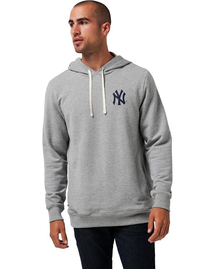 

Худи TravisMathew New York Yankees Cloud Hoodie, цвет Heather Grey