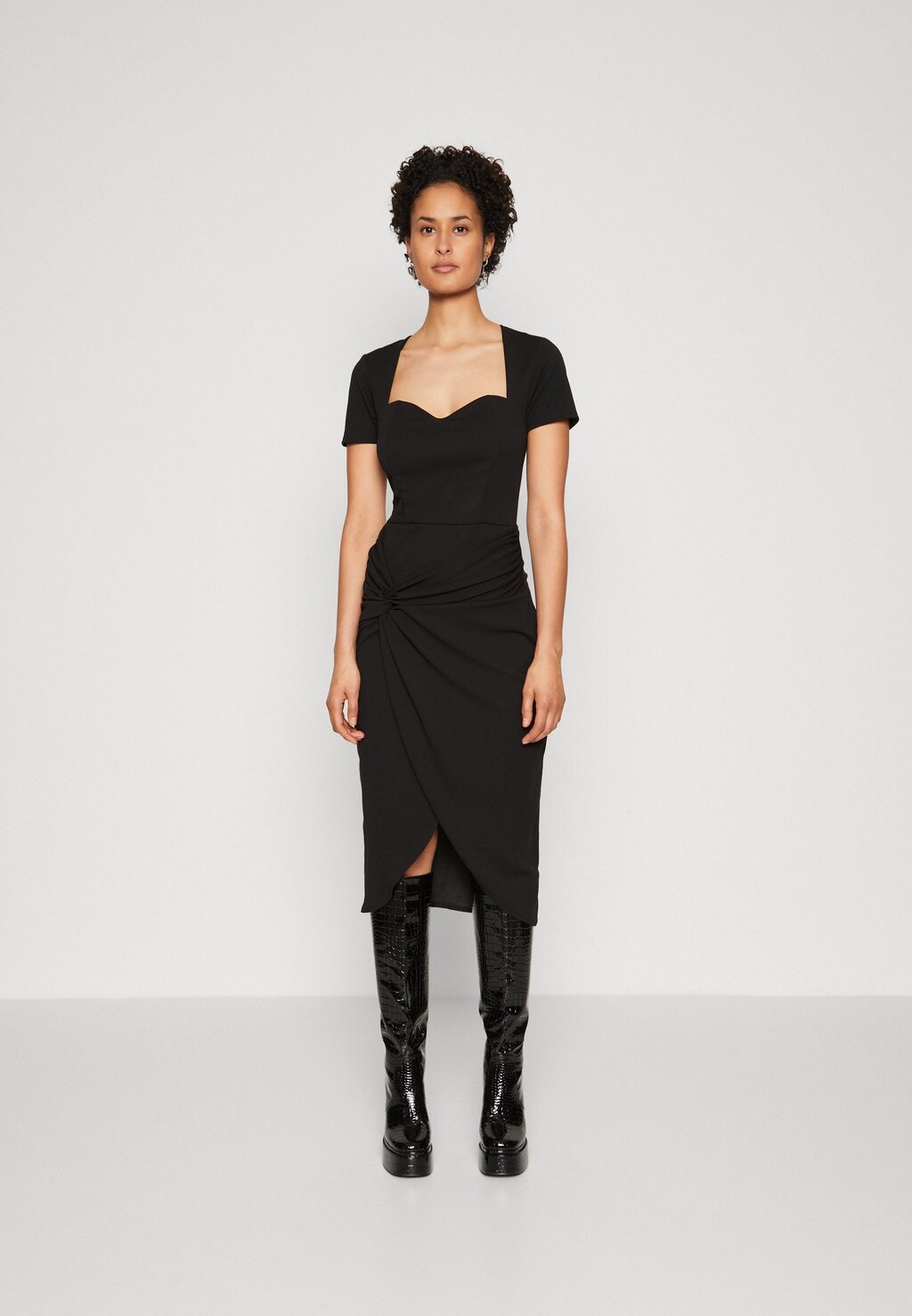 

Платье-футляр ANABELLA KNOT MIDI WAL G., цвет black