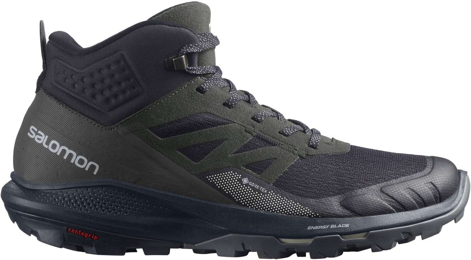 

Походные ботинки OUTpulse Mid GORE-TEX — мужские Salomon, черный