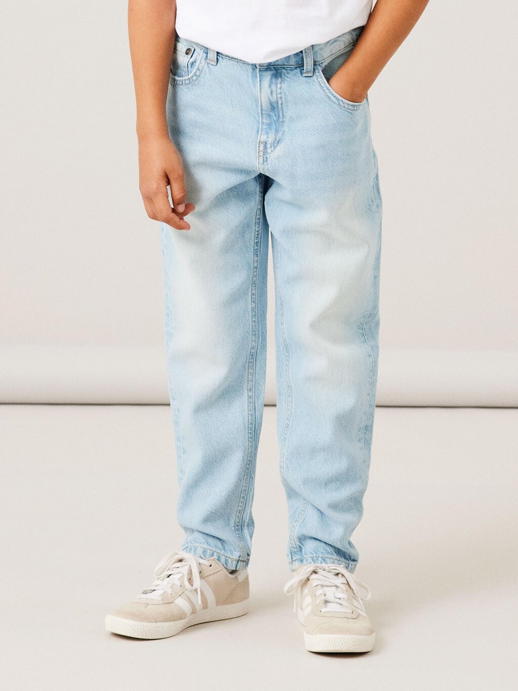 

Джинсы Straight Leg NKMBEN TAPERED Name it, цвет light-blue denim