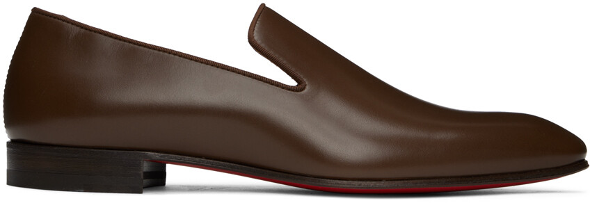 

Коричневые лоферы с одуванчиками Christian Louboutin