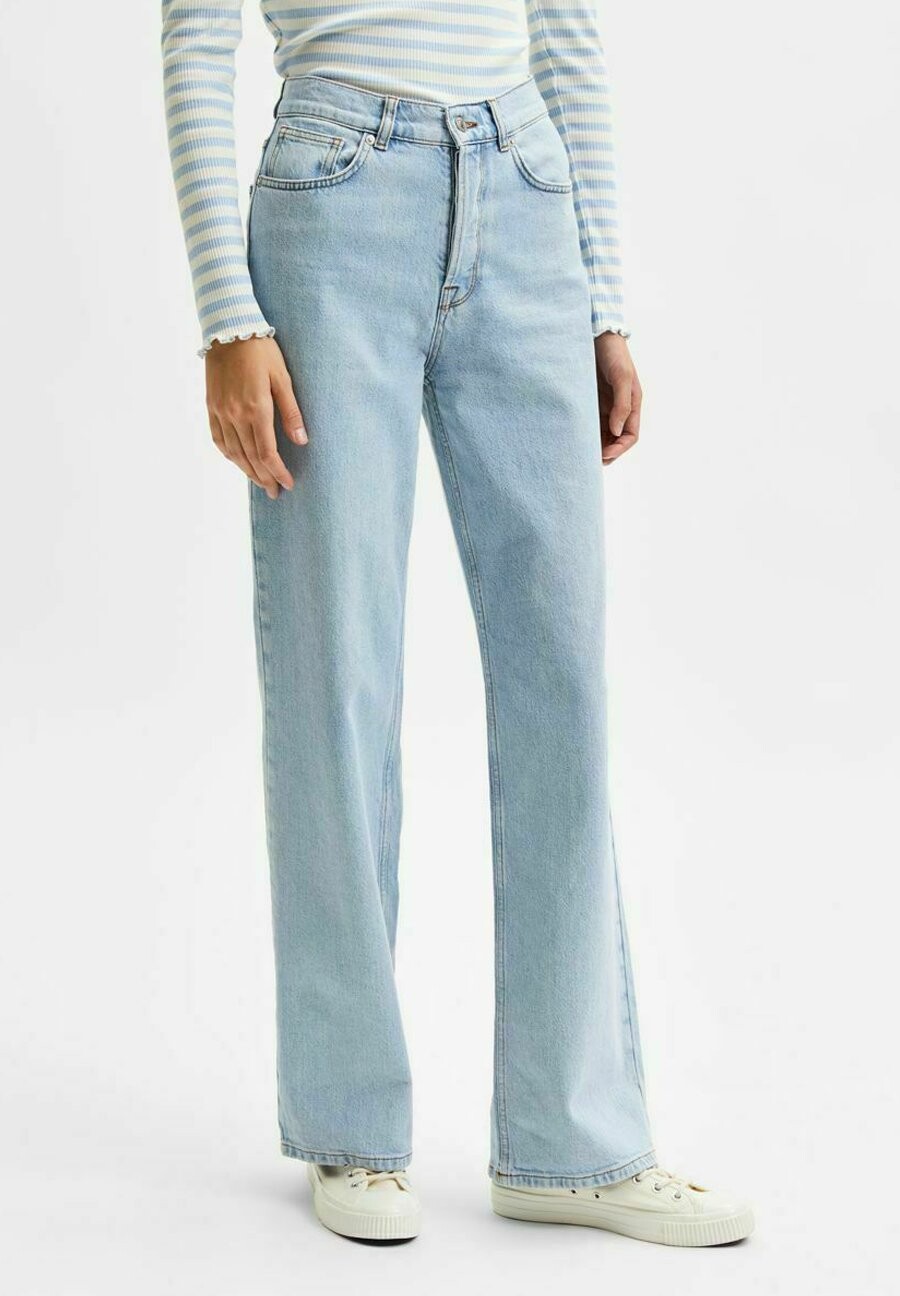 

Джинсы Bootcut Selected Femme, светло-голубой деним