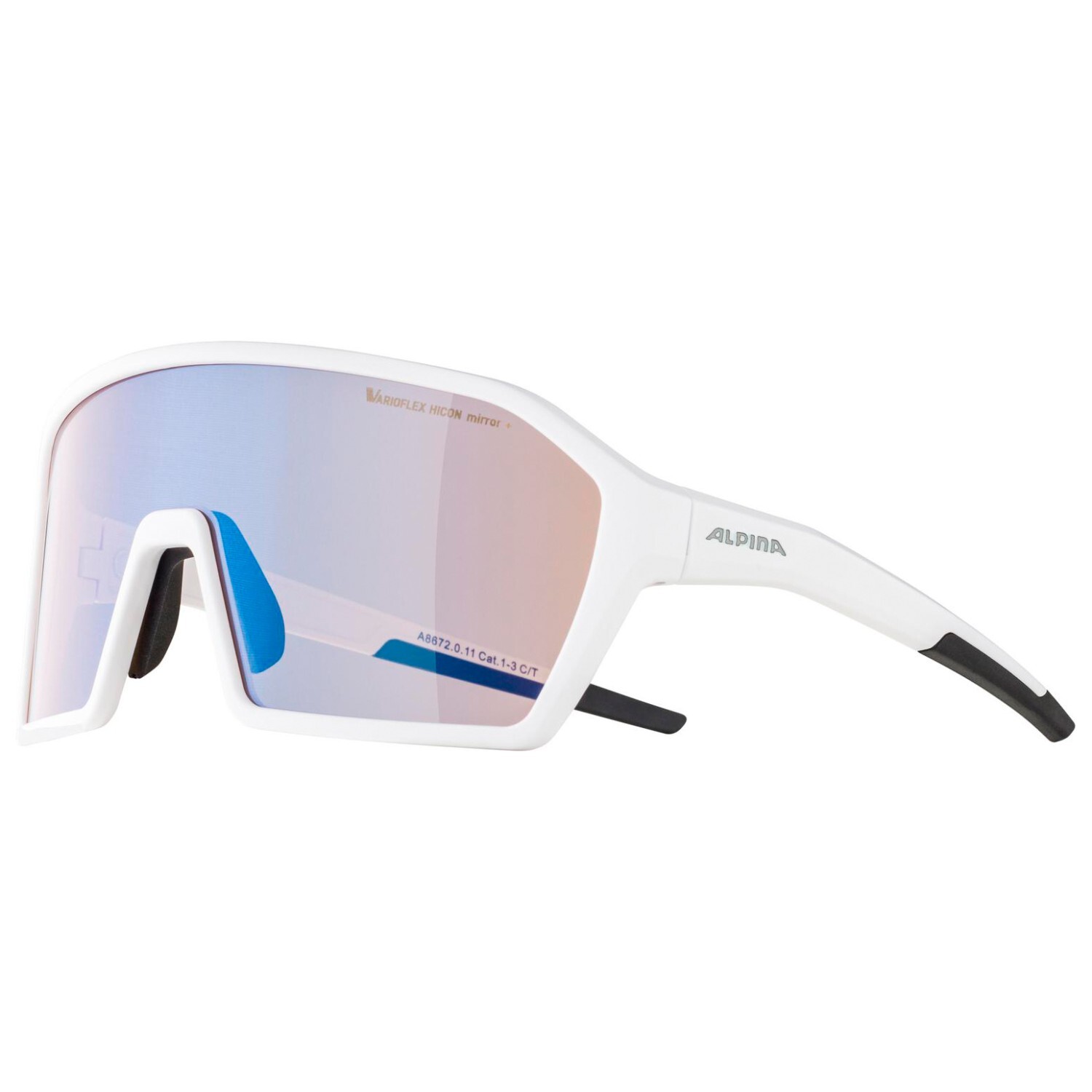 

Велосипедные очки Alpina Ram Q Lite Vario Mirror Cat 1 3, цвет White Matt