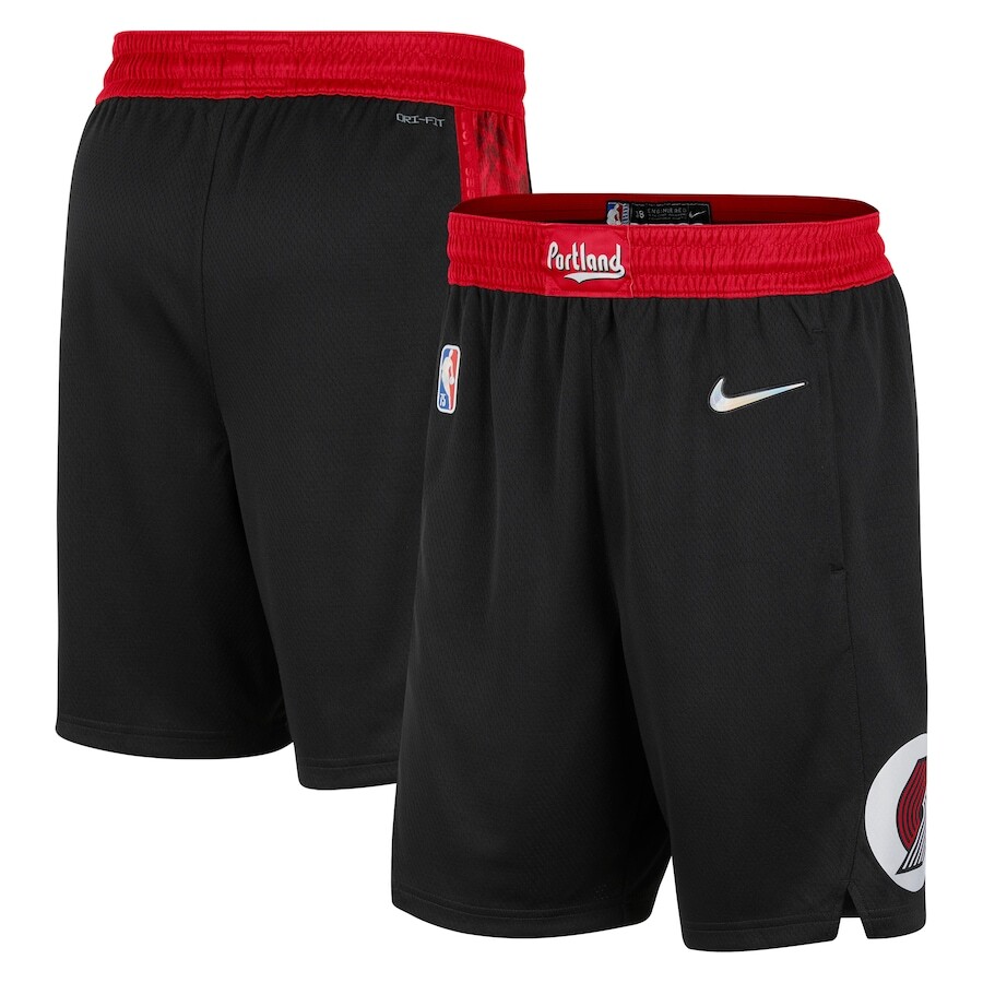 

Шорты Nike Portland Trail Blazers, черный