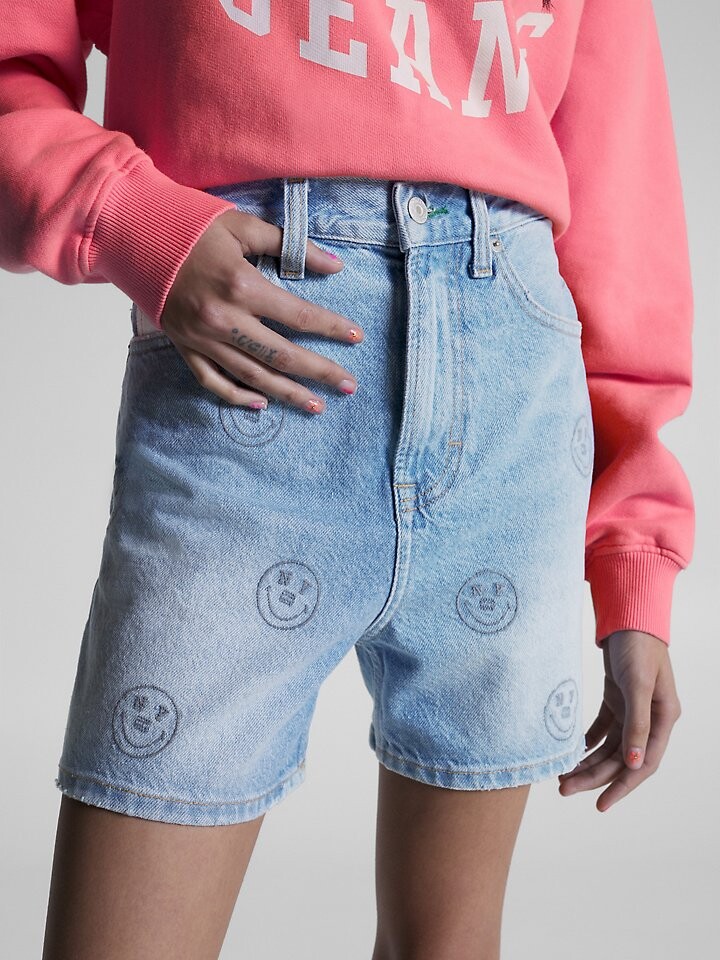

Шорты с высокой посадкой Tommy Jeans x Smiley