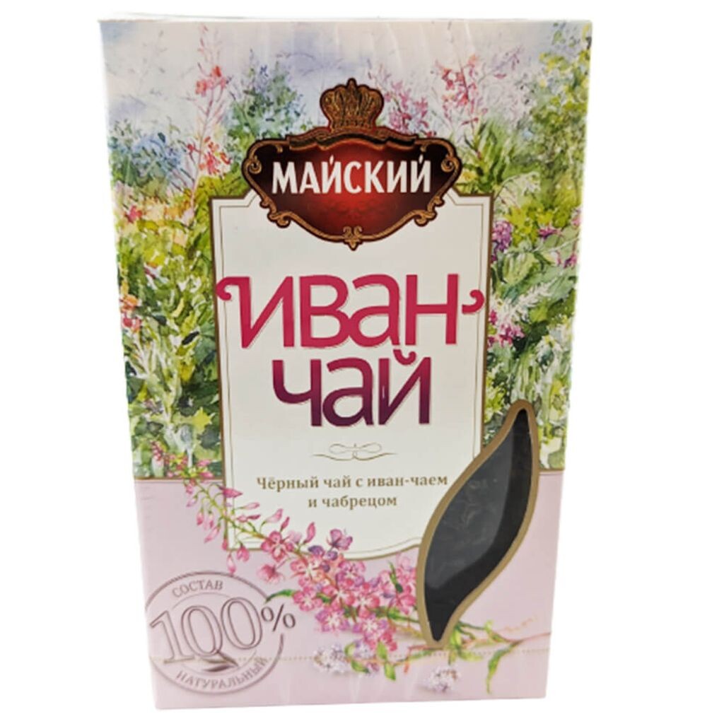 

Чай Maiski Chai Черный чай с иван-чаем и чабрецом рассыпной 75г Sonstige