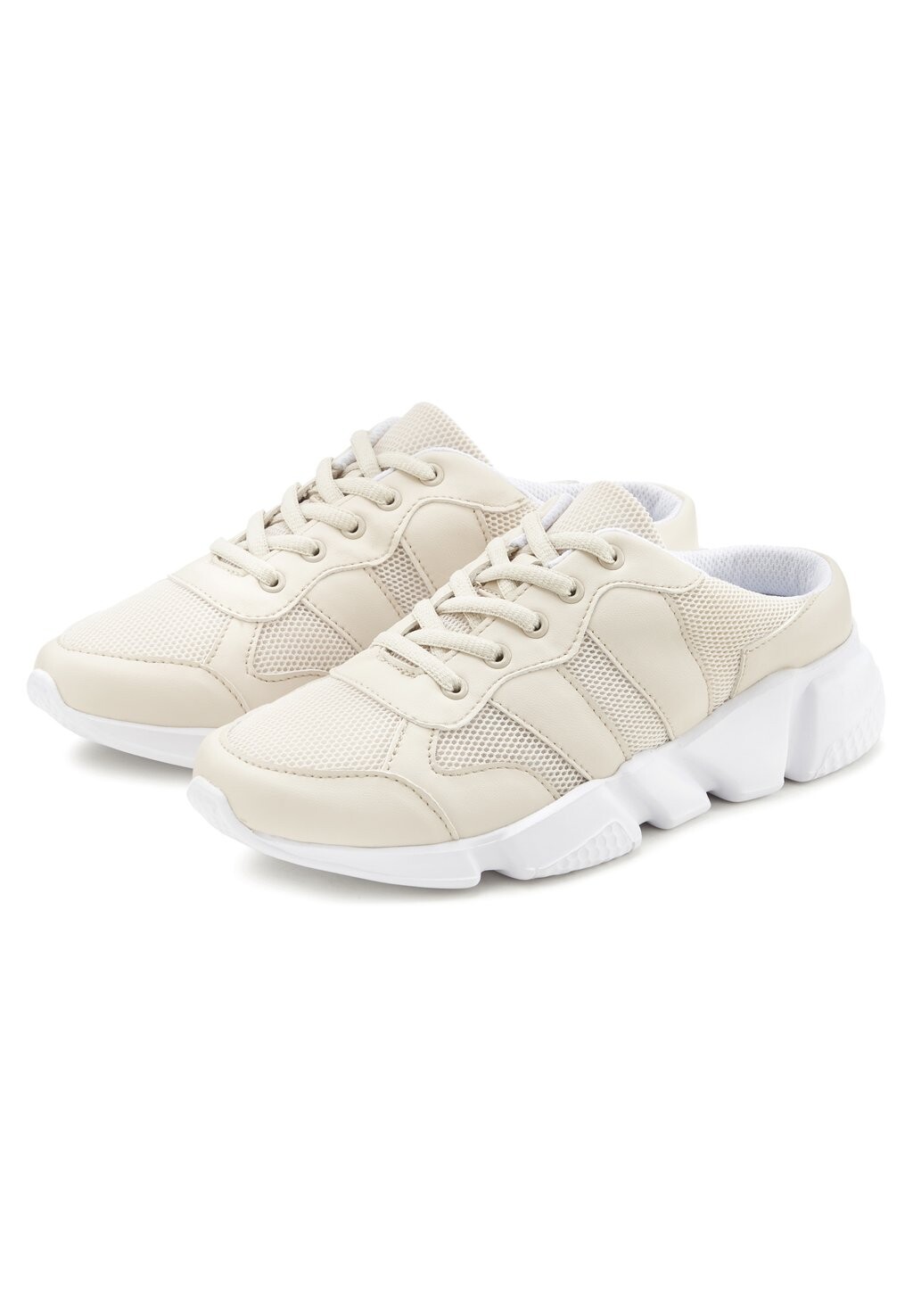 

Низкие кеды LASCANA, цвет beige
