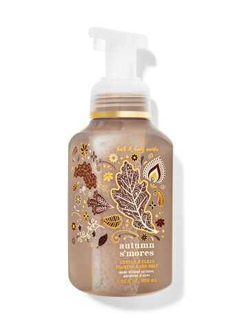 

Нежное пенящееся мыло для рук Autumn S'mores, 8.75 fl oz / 259 mL, Bath and Body Works