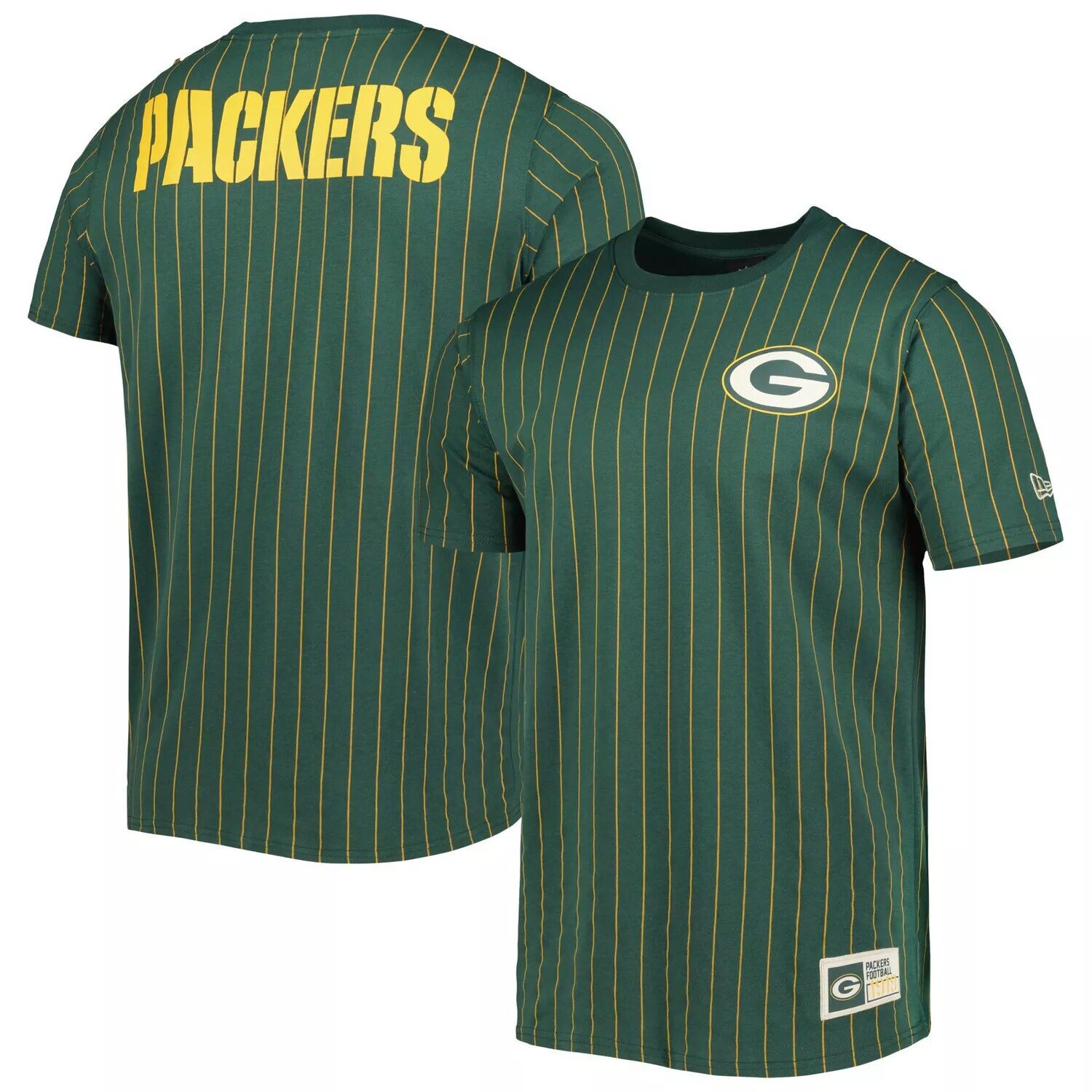 

Мужская зеленая футболка Green Bay Packers City Arch New Era