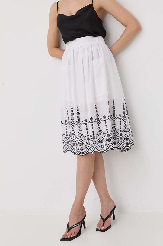 МАКС&Ко. хлопковая юбка Max&Co., белый