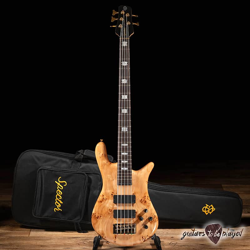 цена Басс гитара Spector Euro 5 LX 5-String EMG Bass Guitar – Poplar Burl Natural Gloss