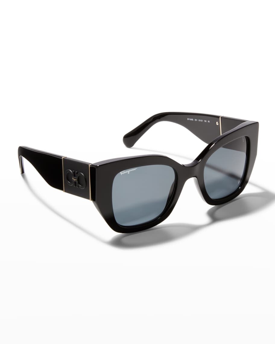 

Солнцезащитные очки Gancio Square из ацетата Ferragamo