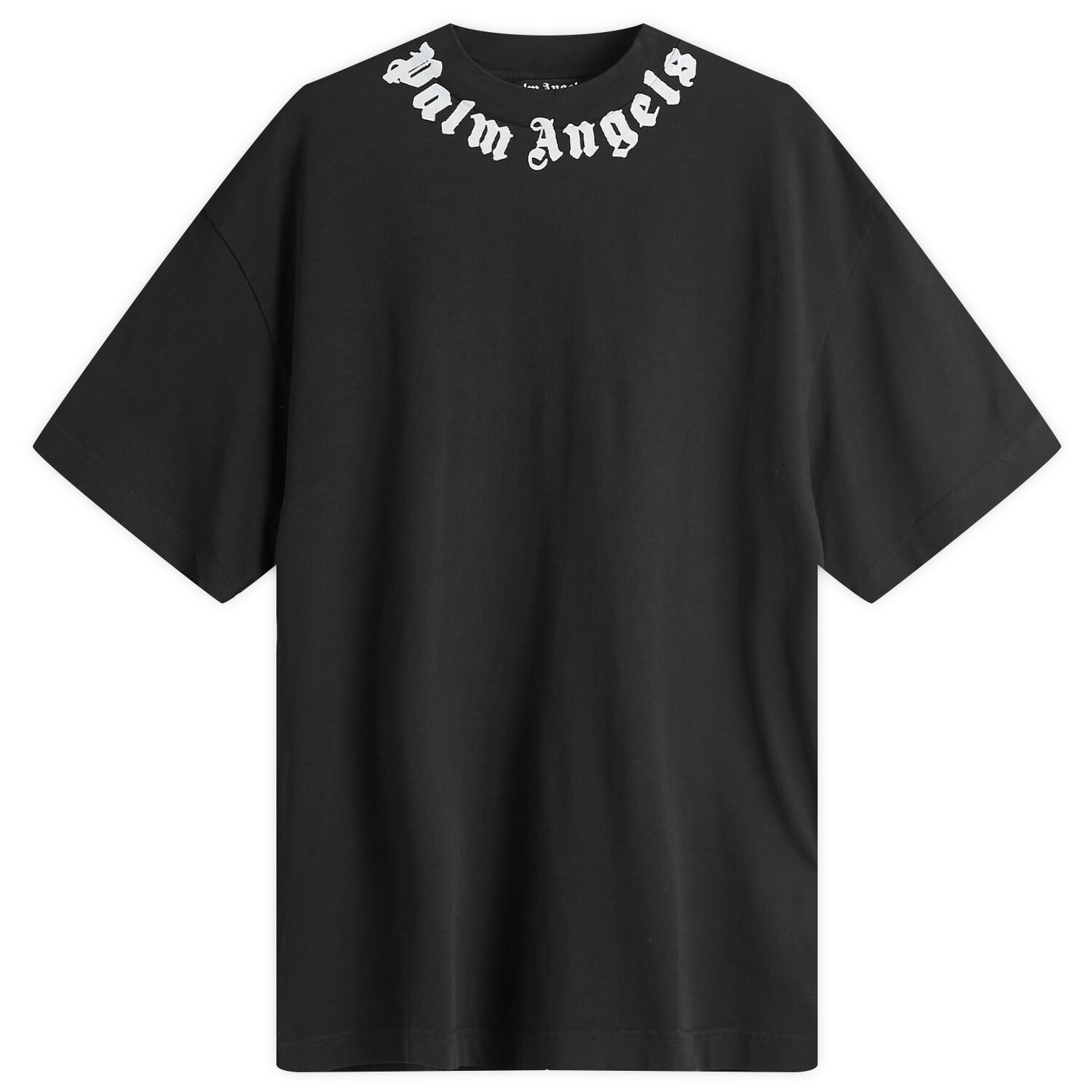

Футболка Palm Angels Neck Logo T-Shirt, черный