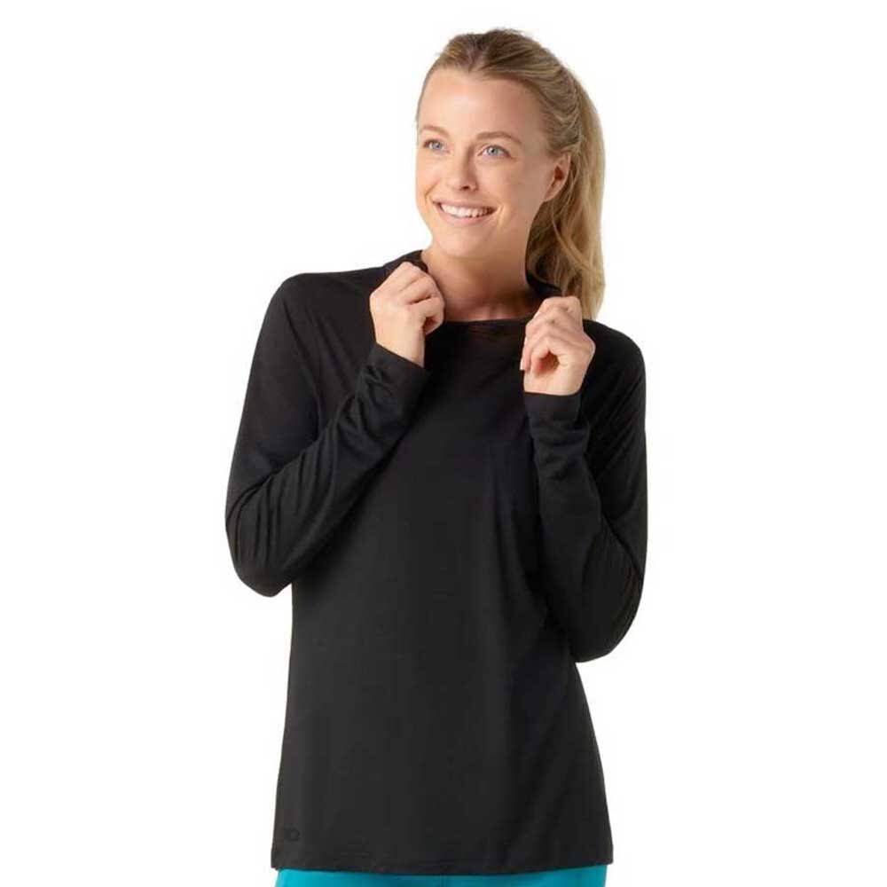

Футболка с длинным рукавом Smartwool Merino Sport 120 Hoodie, черный