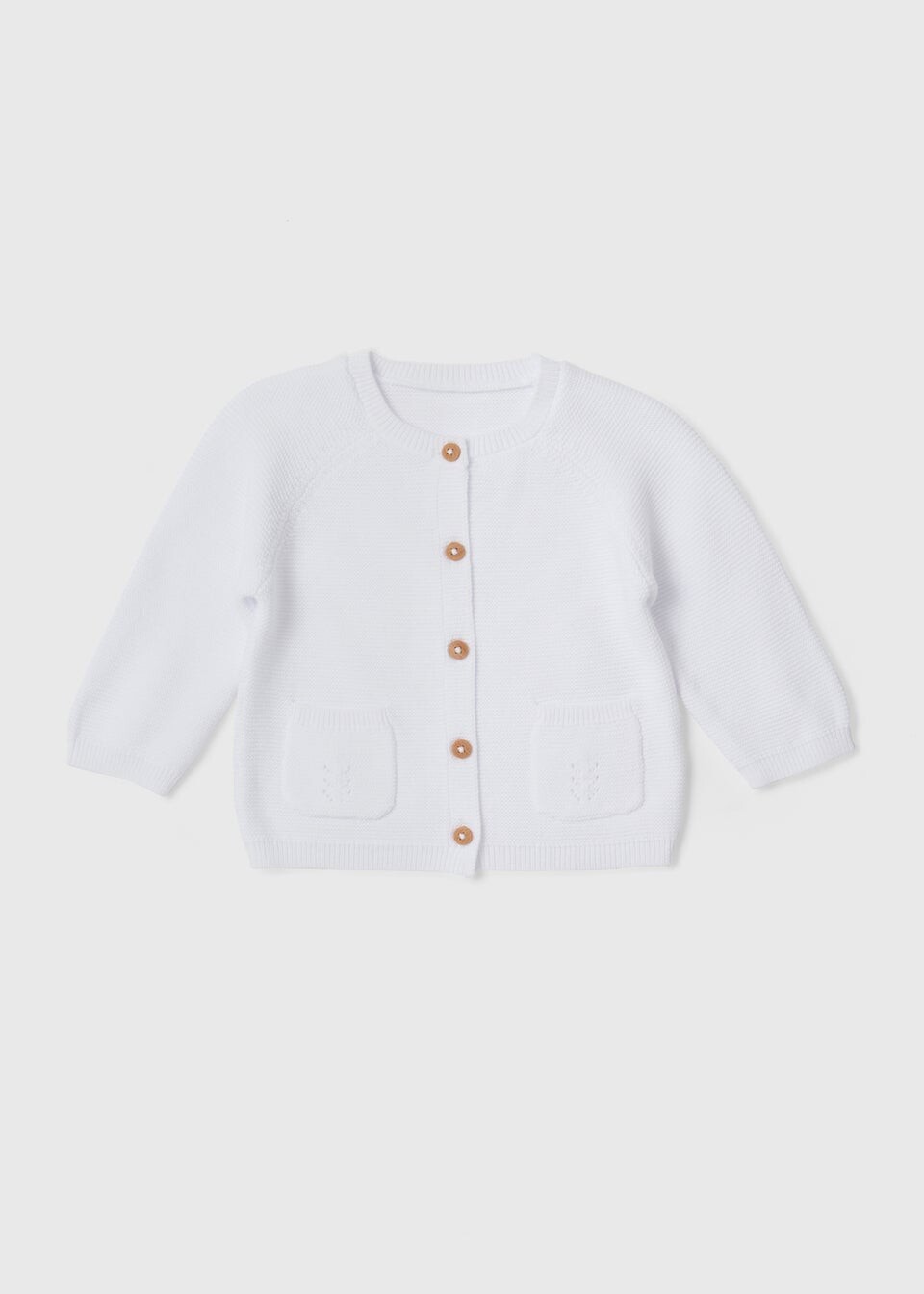 

Baby White Кардиган реглан (Tiny Baby, 9 мес.), серый