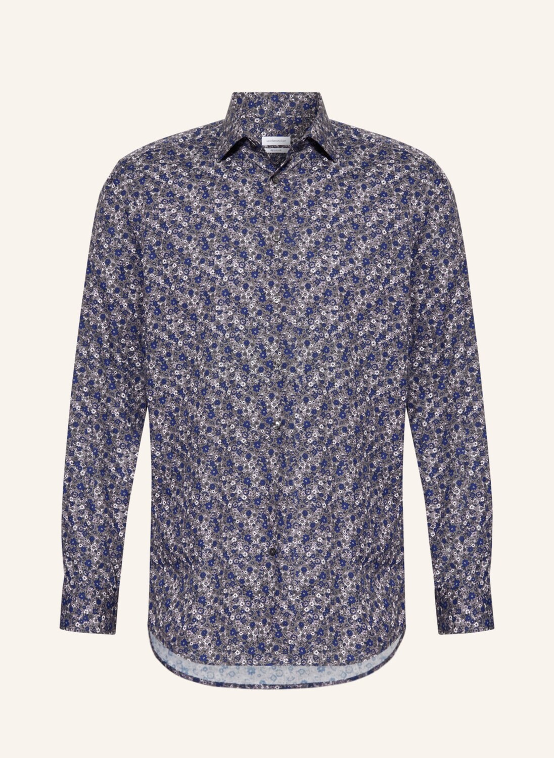 

Рубашка seidensticker Regular Fit, серо-коричневый