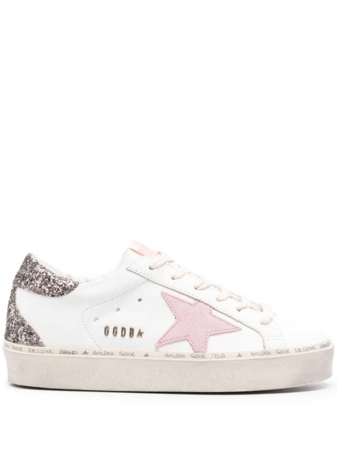 

Кеды Hi Star с блестками Golden Goose, белый