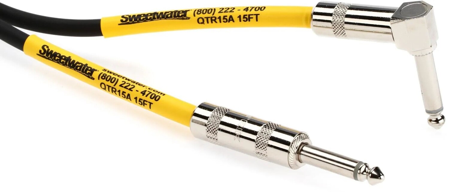 

Pro Co EGL-15 Excellines Инструментальный кабель с прямым и прямым углом — 15 футов