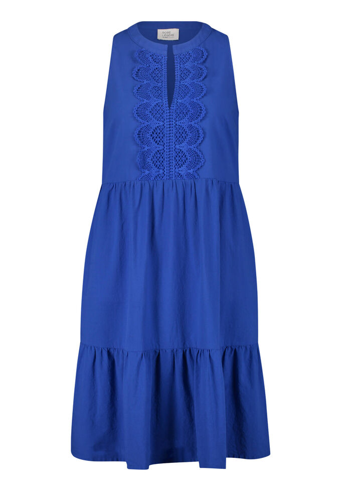 Летнее платье Vera Mont, синий летнее платье с вырезами vera mont синий