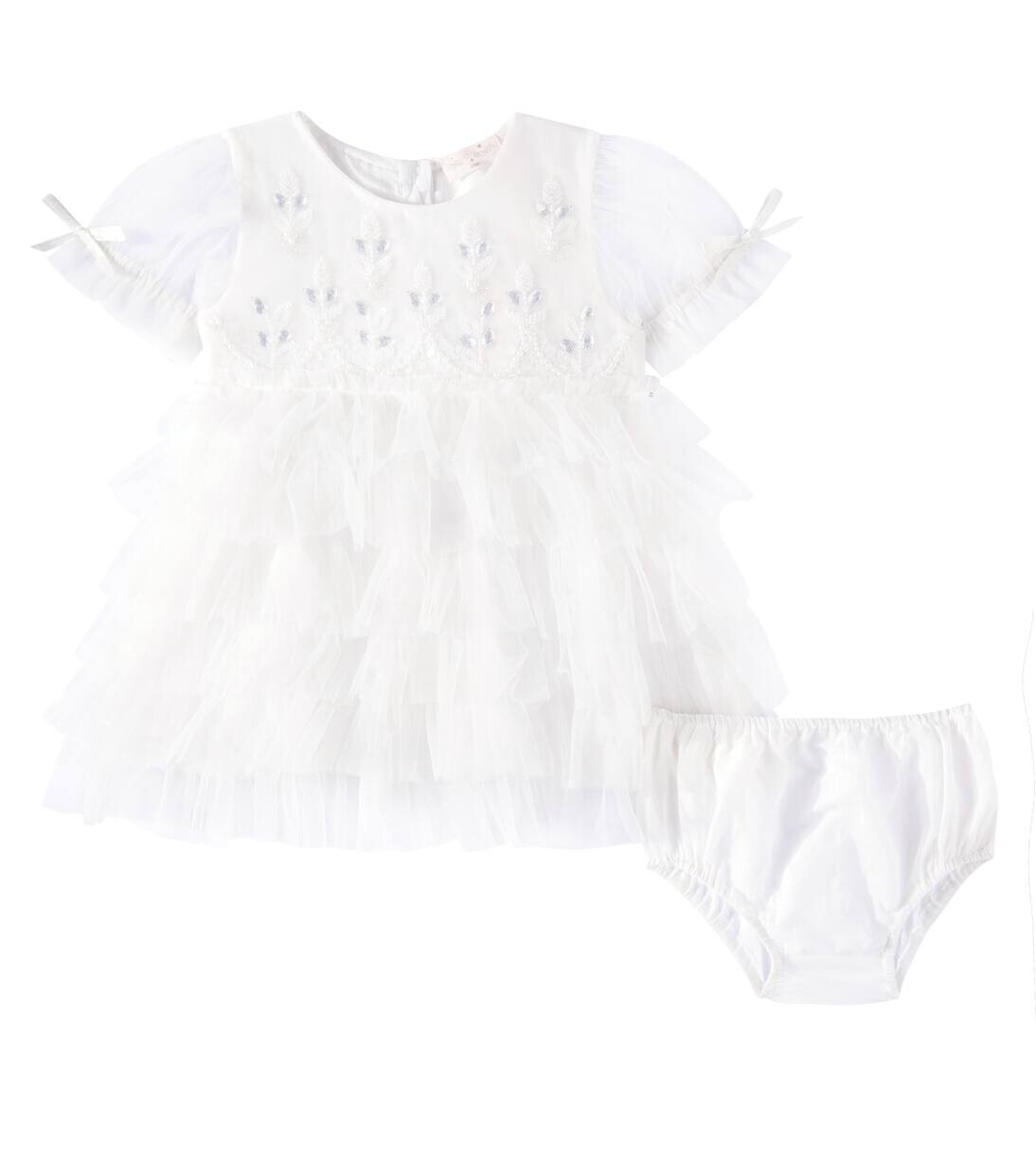 

Платье из тюля Baby Bébé Field of Dreams Tutu Du Monde, цвет milk