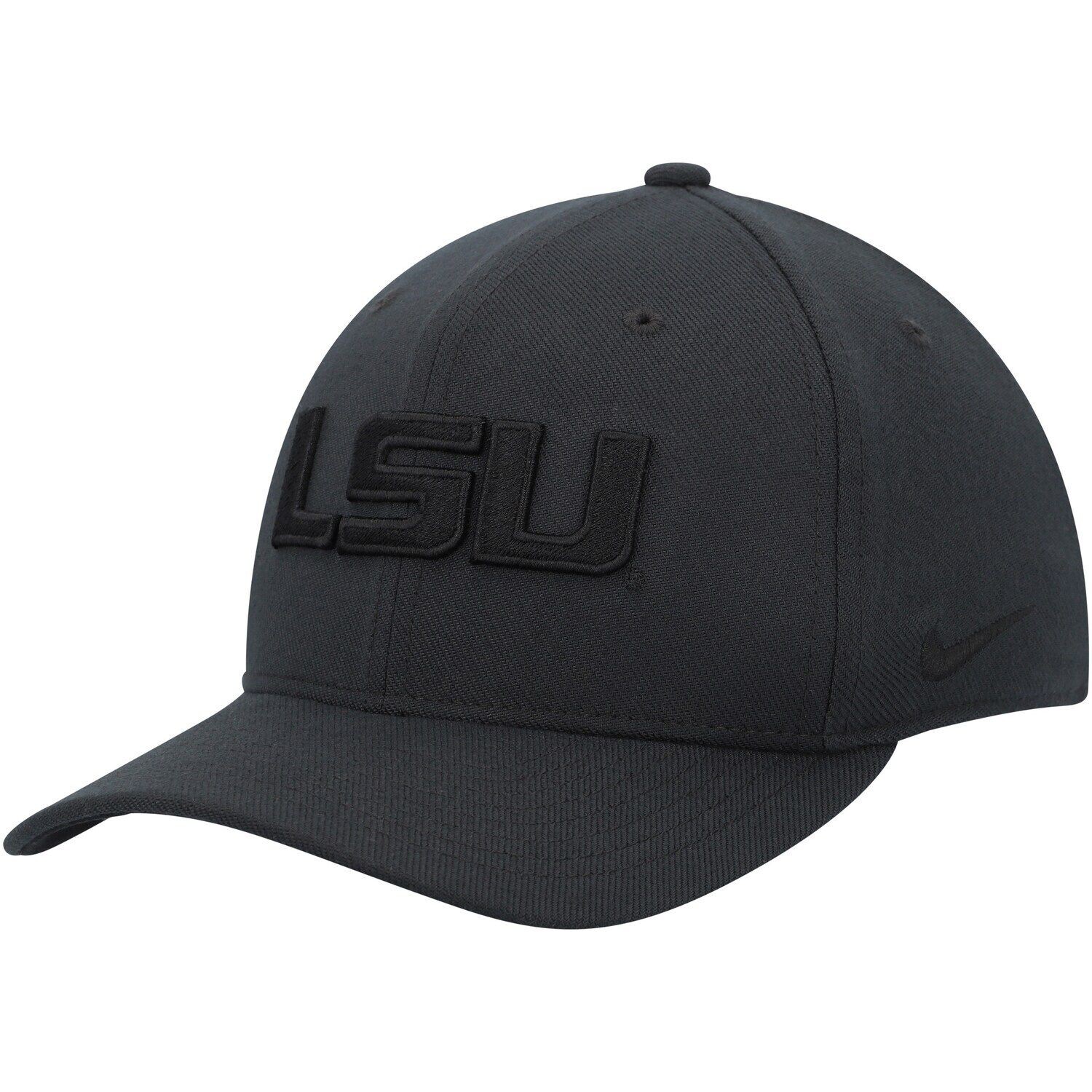 

Мужская кепка Nike LSU Tigers Triple Black Classic99 Performance Flex Hat