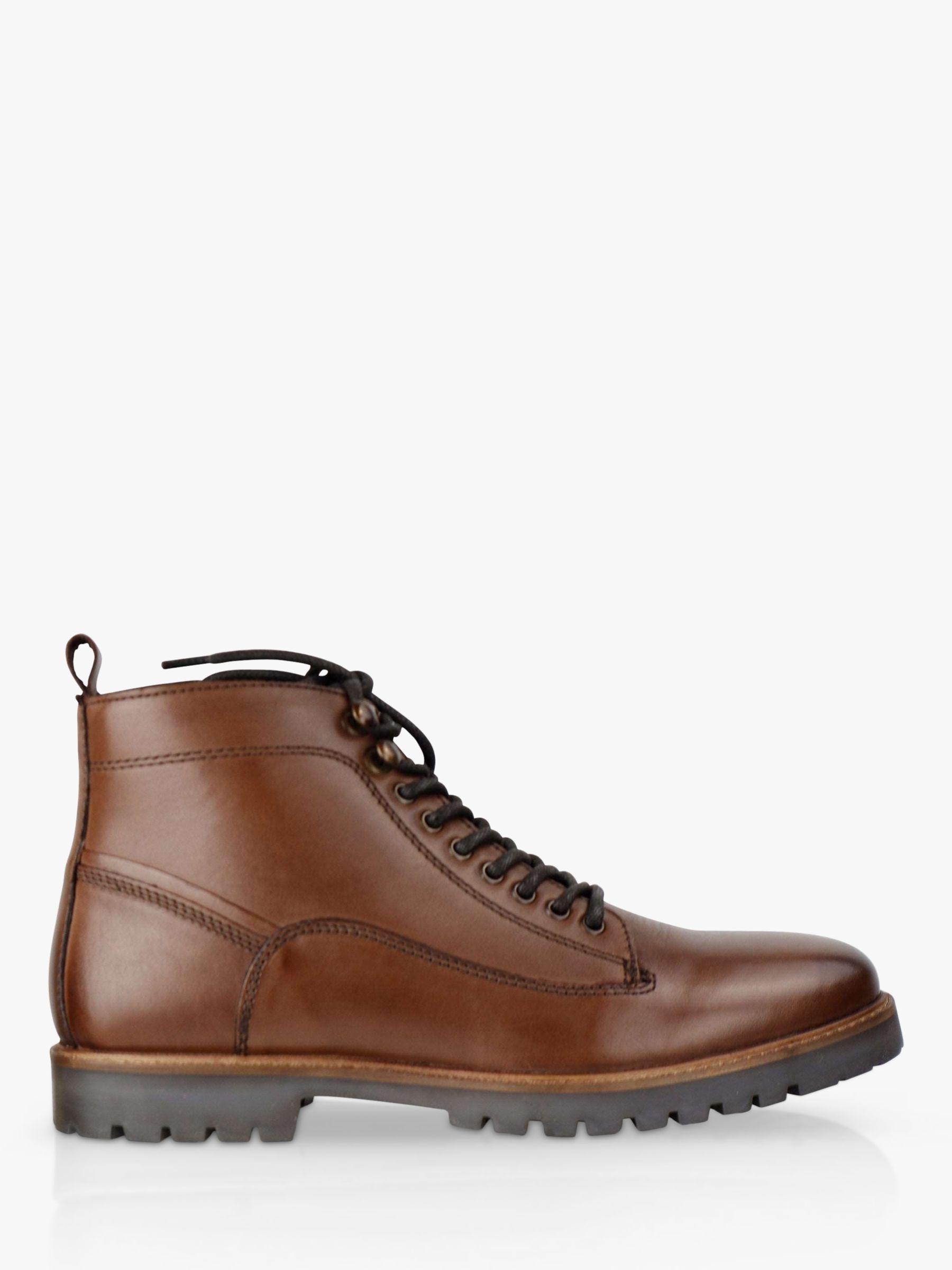 Кожаные ботинки на шнуровке Thames Silver Street London, коричневый